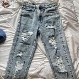 Ripped Mom Jeans